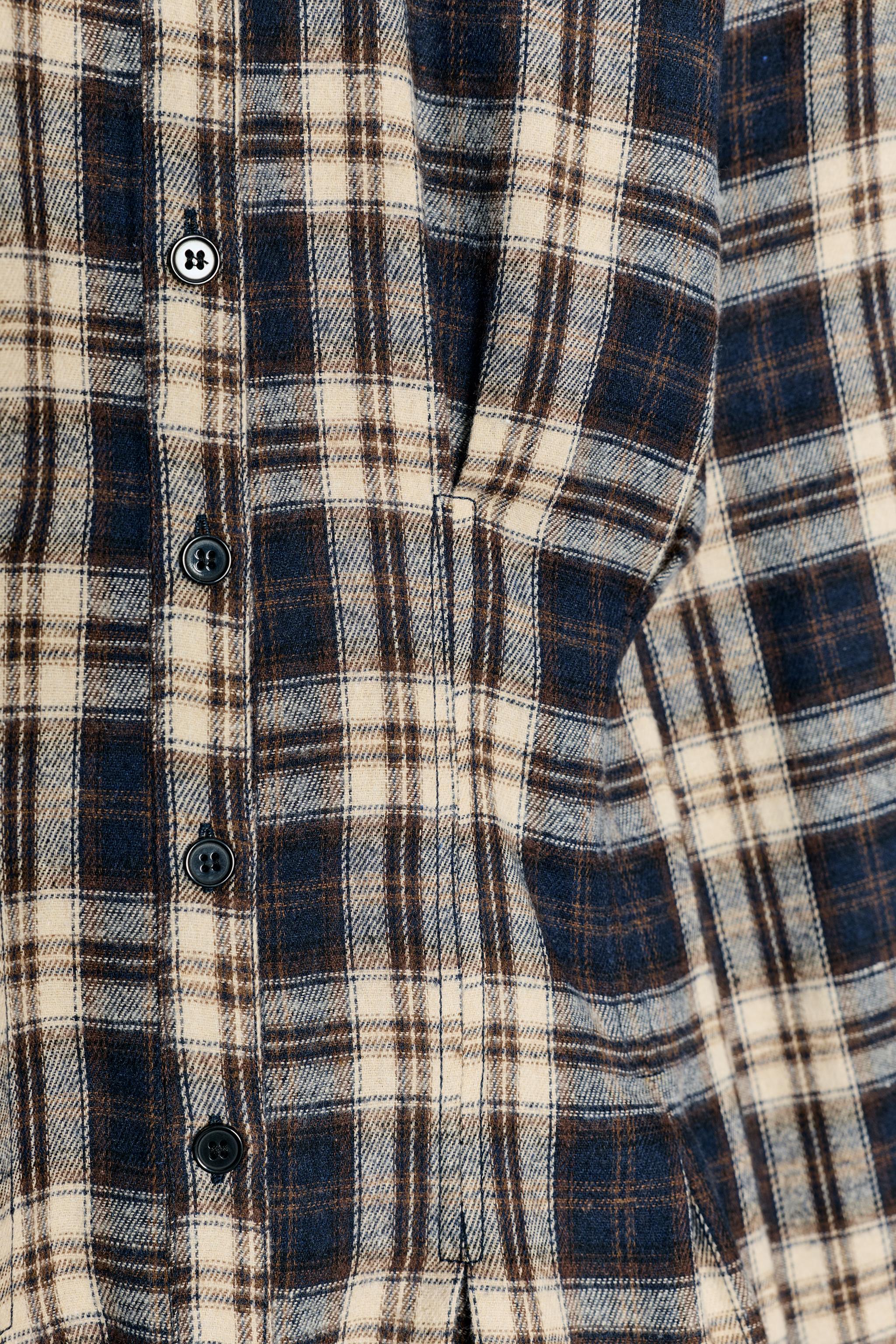 PLAID PLEATED MIDI DRESS